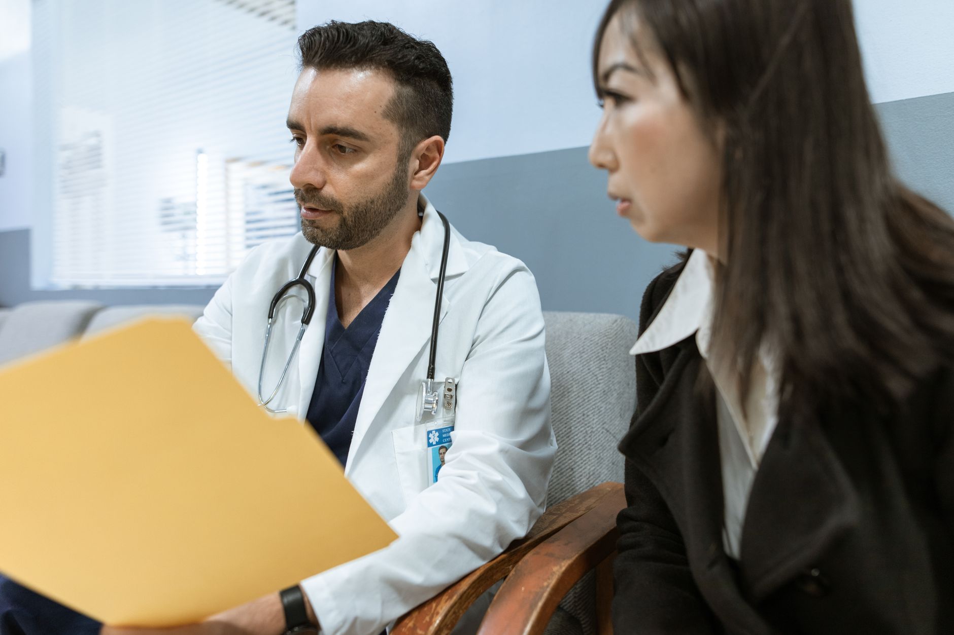Provider consulting with a patient at Rancho Primary Care Clinic in Rancho Cucamonga, CA